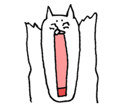 The cat which I drew 9 sticker #9447447