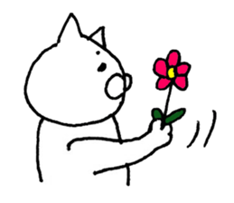 The cat which I drew 9 sticker #9447449