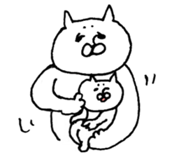 The cat which I drew 9 sticker #9447451