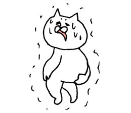 The cat which I drew 9 sticker #9447453