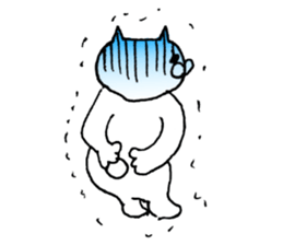 The cat which I drew 9 sticker #9447454