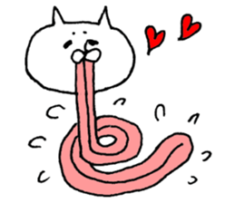 The cat which I drew 9 sticker #9447457