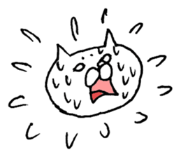 The cat which I drew 9 sticker #9447458