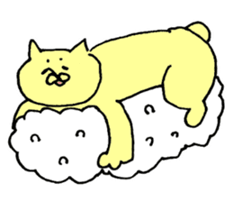 The cat which I drew 9 sticker #9447460