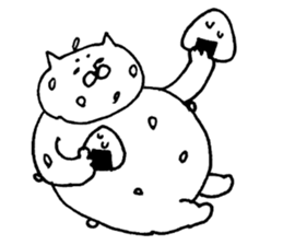 The cat which I drew 9 sticker #9447462