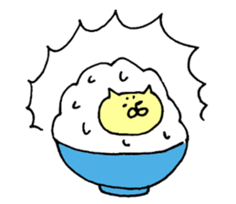 The cat which I drew 9 sticker #9447465