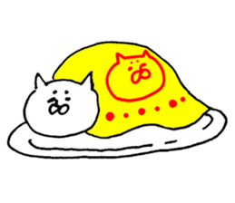 The cat which I drew 9 sticker #9447466