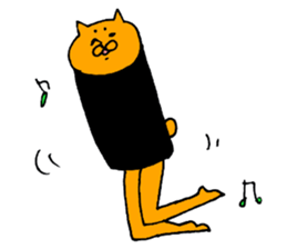The cat which I drew 9 sticker #9447476