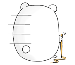 Can be used everyday!Feeling of bear sticker #9447501