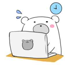 Can be used everyday!Feeling of bear sticker #9447516