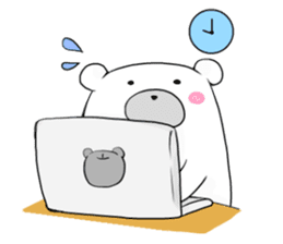 Can be used everyday!Feeling of bear sticker #9447516