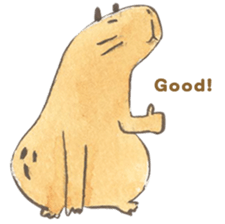 Capybara daily sticker #9447560