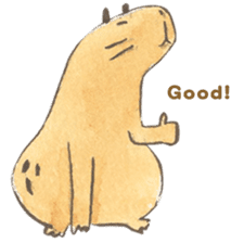 Capybara daily sticker #9447560
