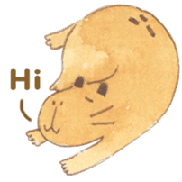 Capybara daily sticker #9447561