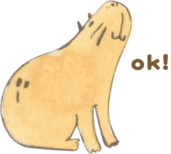 Capybara daily sticker #9447564