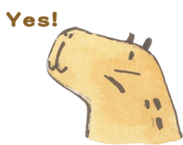 Capybara daily sticker #9447565