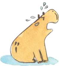 Capybara daily sticker #9447566