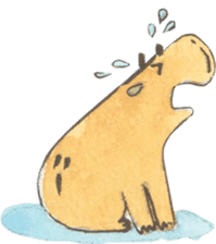 Capybara daily sticker #9447566