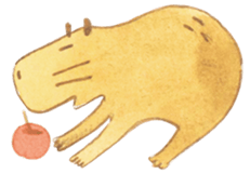 Capybara daily sticker #9447572