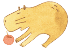 Capybara daily sticker #9447572