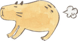 Capybara daily sticker #9447578