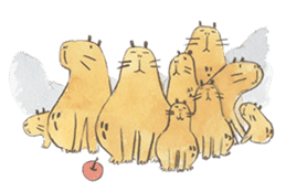Capybara daily sticker #9447583