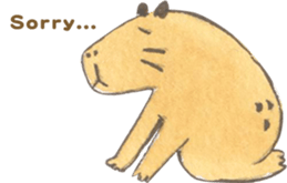 Capybara daily sticker #9447590