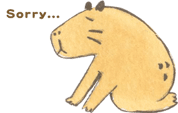 Capybara daily sticker #9447590