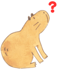 Capybara daily sticker #9447591