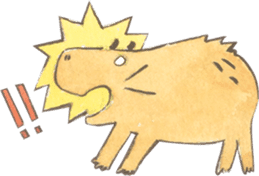 Capybara daily sticker #9447599