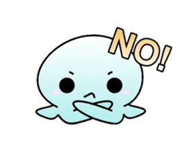 A little jellyfish's daily life sticker #9447803