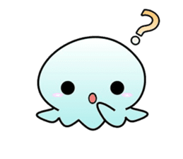 A little jellyfish's daily life sticker #9447808