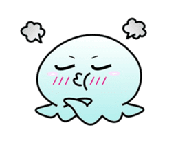 A little jellyfish's daily life sticker #9447814