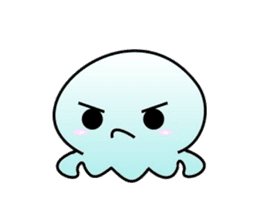 A little jellyfish's daily life sticker #9447815