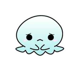 A little jellyfish's daily life sticker #9447818