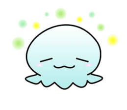 A little jellyfish's daily life sticker #9447824