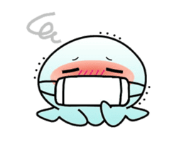 A little jellyfish's daily life sticker #9447837