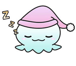 A little jellyfish's daily life sticker #9447838