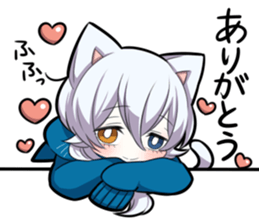 WHITE KITTEN 4 sticker #9448739