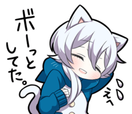 WHITE KITTEN 4 sticker #9448746