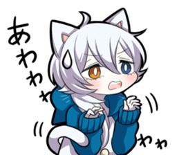 WHITE KITTEN 4 sticker #9448747