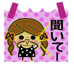 Pretty! Toque of girls 2 sticker #9449042