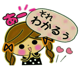 Pretty! Toque of girls 2 sticker #9449055