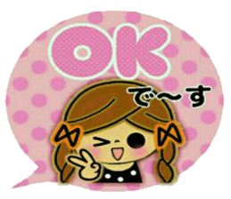 Pretty! Toque of girls 2 sticker #9449057