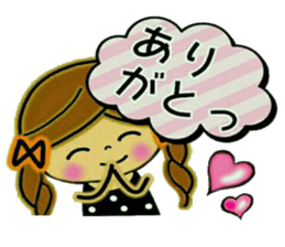 Pretty! Toque of girls 2 sticker #9449064