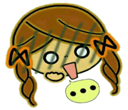 Pretty! Toque of girls 2 sticker #9449075