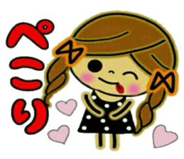 Pretty! Toque of girls 2 sticker #9449078