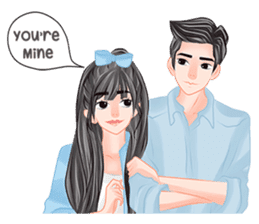 Romantic Couple 2 sticker #9449963