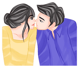 Romantic Couple 2 sticker #9449974