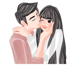 Romantic Couple 2 sticker #9449996